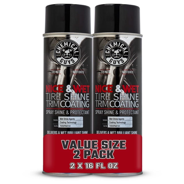 Chemical Guys Nice & Wet Spray Brillo para Llantas 2 Pack 950 ml