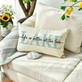 thumbnail image 2 of Summer Lake Throw Pillow Cover, 12 x 20 Inch Life is Better at The Lake Cushion Case Decoration for Sofa Couch, 2 of 6