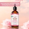 thumbnail image 1 of Aceite esencial multieficaz de rosa para cabello y cuerpo. Hidratación profunda y humectación. Fragancia duradera. No irrita. 100 ml. Esencia hidratante., 1 of 5