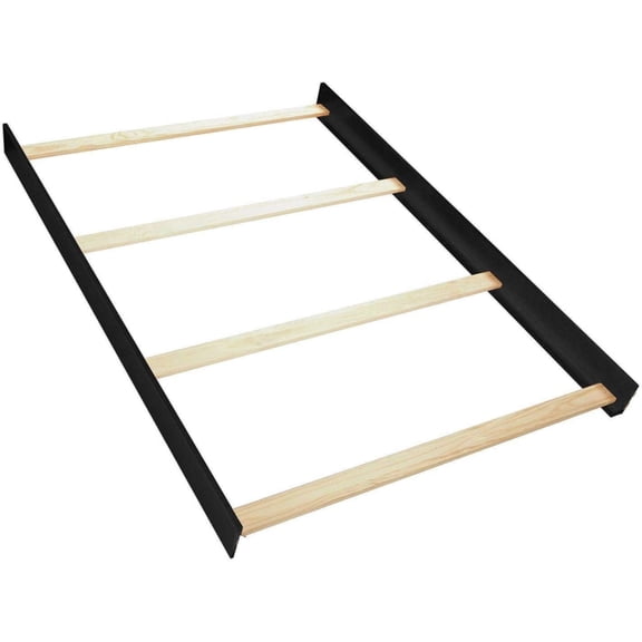 Full-Size Conversion Kit Bed Rails Compatible with Oxford Baby, Soho Baby, Ozlo Baby & Avalon Baby Cribs (Black Iron)