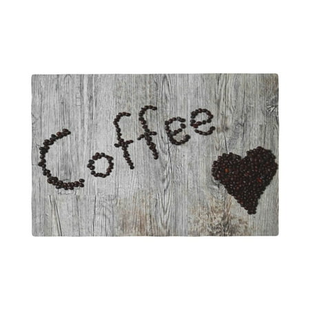 

Table Placemats Set of 6 - Coffee Beans On Board 12x18 In Faux Linen Double Heat Resistant Place Mats Cloth Indoor/Outdoor Placemats Washable Table Mats for Dining Kitchen Party