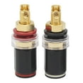 thumbnail image 2 of 2 conectores de altavoz HIFI chapados en oro para pared de cine en casa. oro platino, 2 of 9