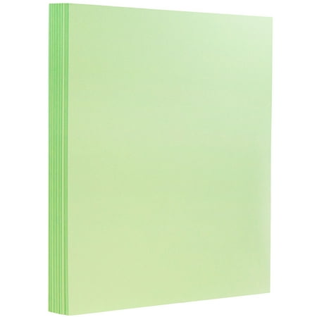 UPC: 0600988693159 | JAM Paper & Envelope Cardstock  8.5 x 11  130lb Mint Green  25 per Pack