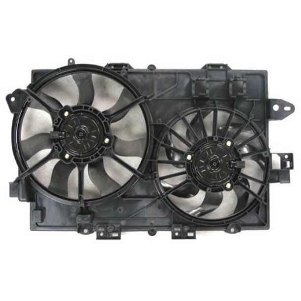 Go-Parts OE Replacement for 2006 - 2008 Chevrolet Equinox Engine / Radiator Cooling Fan Assembly - (3.4L V6) 19130470 GM3115204 Replacement For ...