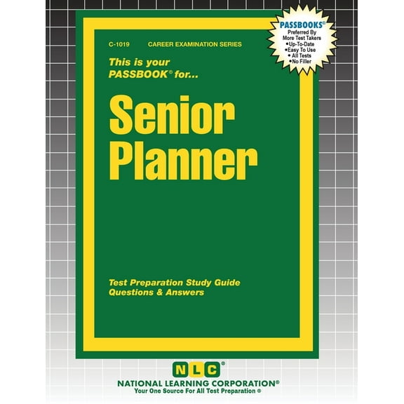 Career Examination Senior Planner, Book 1019, (Paperback)