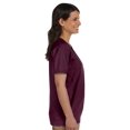 thumbnail image 3 of Hanes Relaxed Fit Women's ComfortSoft V-Neck T-Shirt Deep Red, 3 of 3