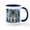 White/Navy Inside, variant on CafePress - Wolf Mug - 11 oz Ceramic Mug - Novelty Coffee Tea Cup