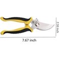 thumbnail image 2 of Garden Pruning Shears, 7.5" Professional Gardening Scissors, SK-5 Stainless Steel Blade Tree Secateurs, Manual Pruner for Plants, Gardening, Trimming, 2 of 4