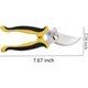thumbnail image 2 of Garden Pruning Shears, 7.5" Professional Gardening Scissors, SK-5 Stainless Steel Blade Tree Secateurs, Manual Pruner for Plants, Gardening, Trimming, 2 of 4