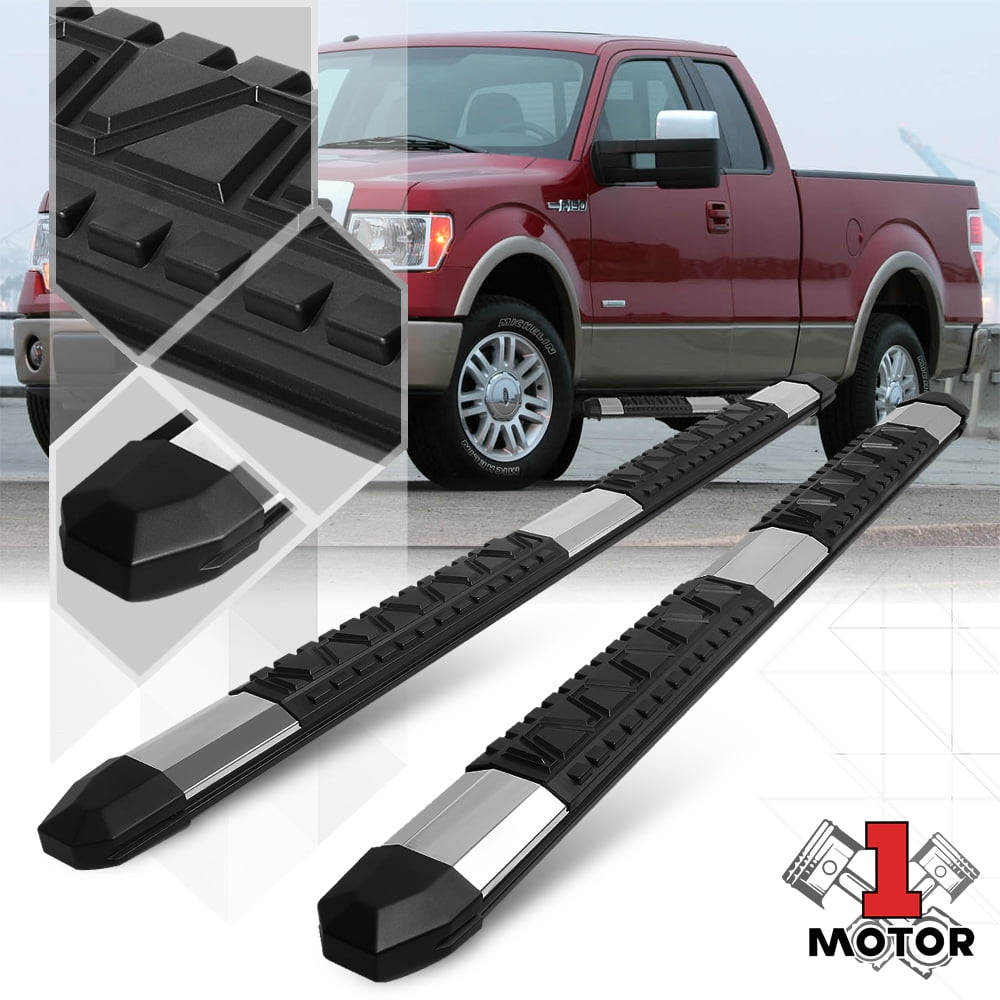 For 04-14 Ford F150 Super Cab 4/" Running Board Nerf Bar Side Step S//S IP