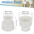 thumbnail image 2 of Uxcell Duct Reducer, Pipe Increaser Adapter Ducting Airflow Tube Pipe Fittings 3" to 2", 2 of 6