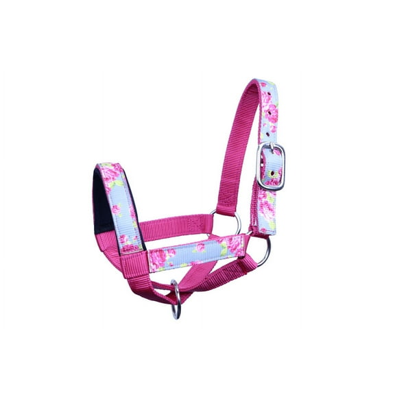 Tahoe Tack Nylon Overlay Sheep and Goat Halter with Padded Noseband - 6 Month Warranty