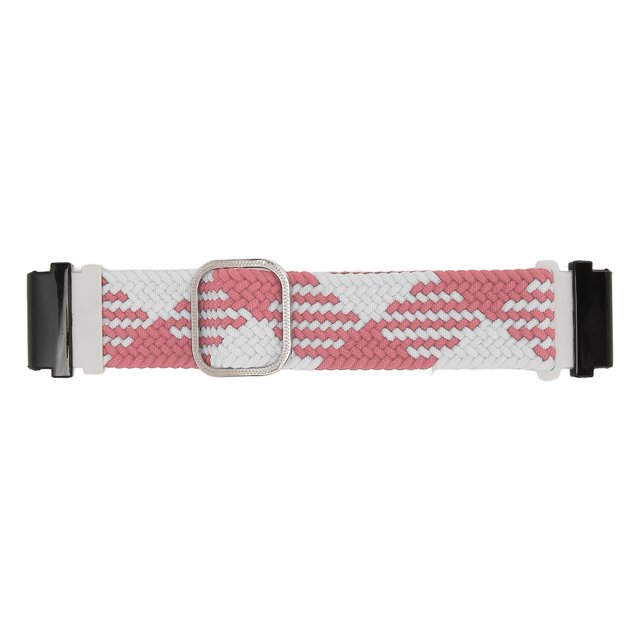 Bracelet de Montre en Nylon Résistant à la Transpiration pour T REX 2 Ultra Rose Blanc