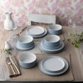 thumbnail image 6 of Noritake ColorTex Stone Aqua 12-Piece Dinnerware Set, Service for 4, 6 of 7