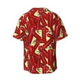 thumbnail image 4 of Goofa Fire Extinguisher Printed Men's Casual Short-sleeved Shirt,Lightweight Breathable Button-down,Summer Casual men's top,Versatile Fashion shirt-Large, 4 of 7
