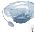 thumbnail image 4 of Baño de Asiento Sunnimix Inodoro Bidé Estándar Portátil Lavabo Fácil de Almacenar Mujer Embarazada Azul, 4 of 5