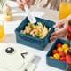 thumbnail image 1 of Plastic Double Lunch Box Office Lunch Box Microwave Oven Heating Portable Cartoons Children's Lunch Box, 1 of 6