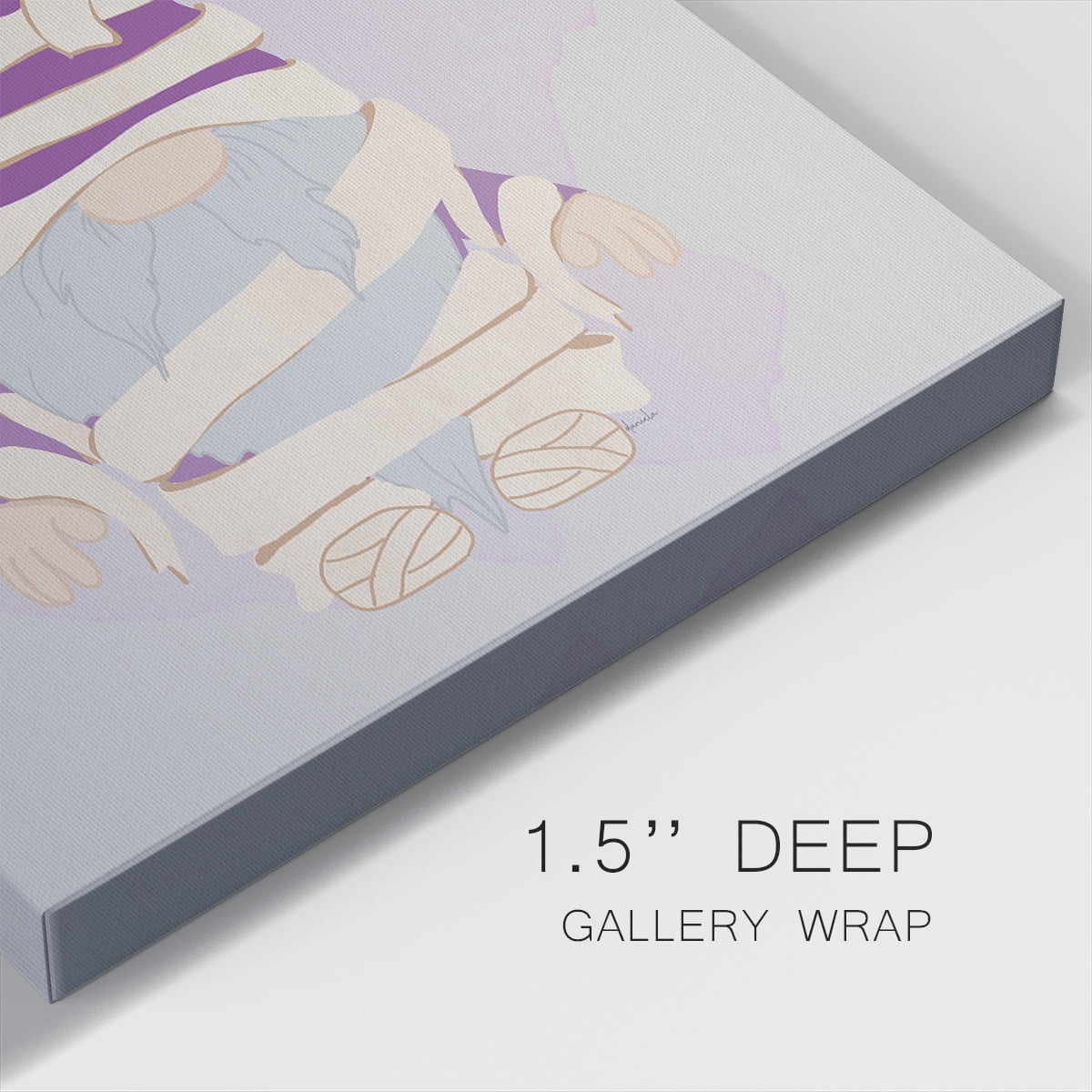 Mummy Gnome- Gallery Wrapped Canvas