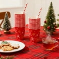 thumbnail image 6 of Yhmxh Snowflake Christmas Plates Cup Napkins, Cute Winter Christmas Round Tableware, Disposable Chrismas Paper Plates and Napkins Paper Cups for Xmas Party Supplies Favors Table Decor, 6 of 6
