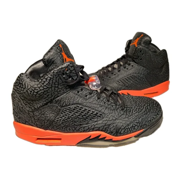Ni - ke Ni - ke Air Jordan 5 Retro 3Lab5 Infrared Black Elephant Size 13# 599581-010 *EUC*