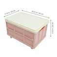 thumbnail image 2 of Greenadscape Foldable Pink Crate Plastic Outdoor Use 1Pack, 2 of 8
