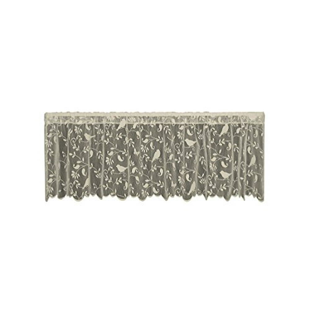 Heritage Lace Bristol Garden Valance, 60 by 18-Inch, Cafe - Walmart.com