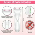 thumbnail image 5 of EXLEAF 2026 New Heated Eyelash Curler, Usb Rechargeable Eyelash Curler, 2 Heating Modes Electric Eyelash Curler for Long, Short, Straight, Curly Lashes White, 5 of 6