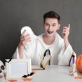 thumbnail image 5 of 2 Pcs Halloween Serving Trays, Ghost Shaped Reusable Plastic Platter for Candy, Fruit, Snacks, Dessert and More, 5 of 6