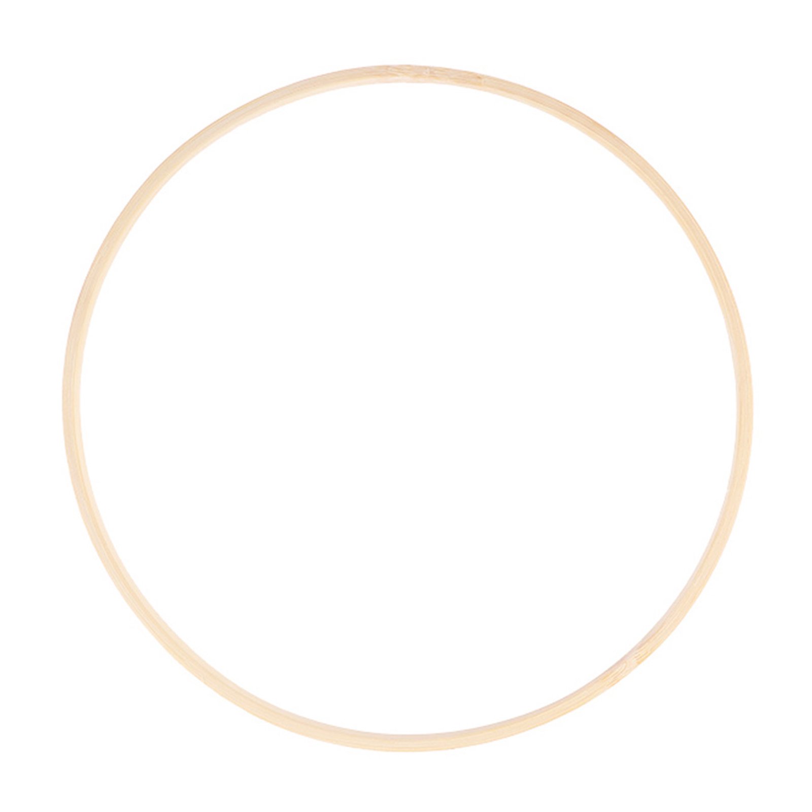 NUOLUX Beige Wooden Dream Catcher Hoop for DIY Wreaths and Party Room Decorations
