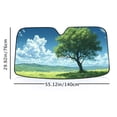thumbnail image 4 of Awypu Windscreen Sun Visor - Block Sunlight and UV Rays, Protect Car Interior 55.12*29.92 in, 4 of 7