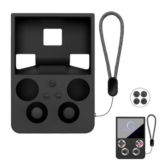 Silicone Protective Case for ANBERNIC RG 477V, Shock-Absorption Anti-Scratch Games Accessories