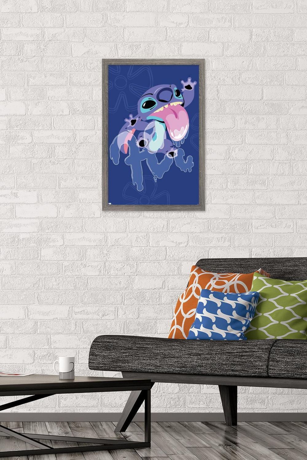 Disney Lilo And Stitch - Slobber Hi Wall Poster, 14.725" x 22.375" Framed