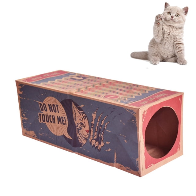 Túnel para gatitos ANGGREK juguete Plegable para Túneles de Gatos Multiusos 22x22x61cm