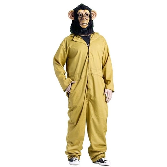 Funworld 30 Minutes Or Less Working Chimp Costume Adult One Size Fits Most One Size Male