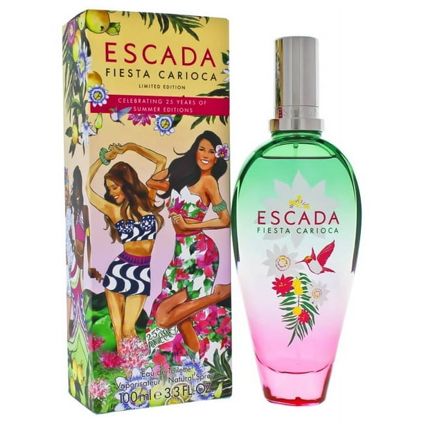 Fiesta Carioca by Escada pour Femme - Spray EDT 3,3 oz (Édition Limitée)