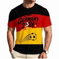 thumbnail image 2 of Soccer Cup 2026 Graphic Tee for Men, Crew Neck Short Sleeve National Team Jersey Shirt - Lightweight Summer Fan Top with Country Flag Print for Match Day & Casual Wear Black L, 2 of 6