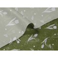 thumbnail image 6 of oneOone Velvet Olive Green Fabric Florals Sewing Material Print Fabric By The Yard 58 Inch Wide, 6 of 7