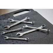 HART 11-Piece MM Combination Wrench Set with Tool Pouch, Chrome Vanadium