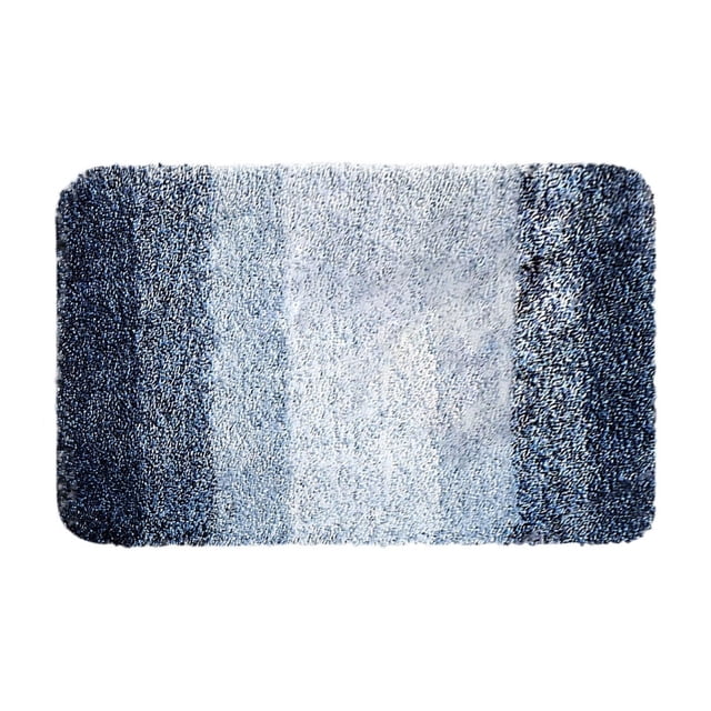 Ohufall Plush Flocking Non Slip Bath Mat Absorbent Rug For Bathroom Kitchen Living Room Bedroom Tub