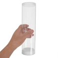 thumbnail image 2 of Transparent Badminton Tube Portable Shuttlecock Storage Container Lightweight Plastic Badminton Shuttlecocks Tube For Sports And Gym Use (L), 2 of 3