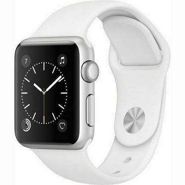 Restored Apple Watch Series 3 42mm GPS - Silver - White Sport Band (Refurbished)