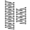 thumbnail image 2 of 50x Nylon Car Cable Tie Fastener Clips Loom Hose Clamp Fastening Zip Strap Kit, 2 of 9