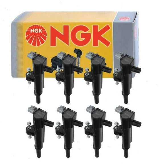 8 pc NGK Ignition Coils compatible with Ram 1500 4.7L V8 2011-2013