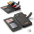 thumbnail image 2 of Leather Wallet Flip Cover Phone Case for iPhone, 2 of 11