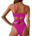 thumbnail image 4 of Conjuntos de bikini para mujer Trajes de baño para mujer Traje de baño con cuello en V para mujer Trajes de baño Traje de baño de dos piezas para mujer Traje de baño de dos piezas para mujer Trajes de, 4 of 8