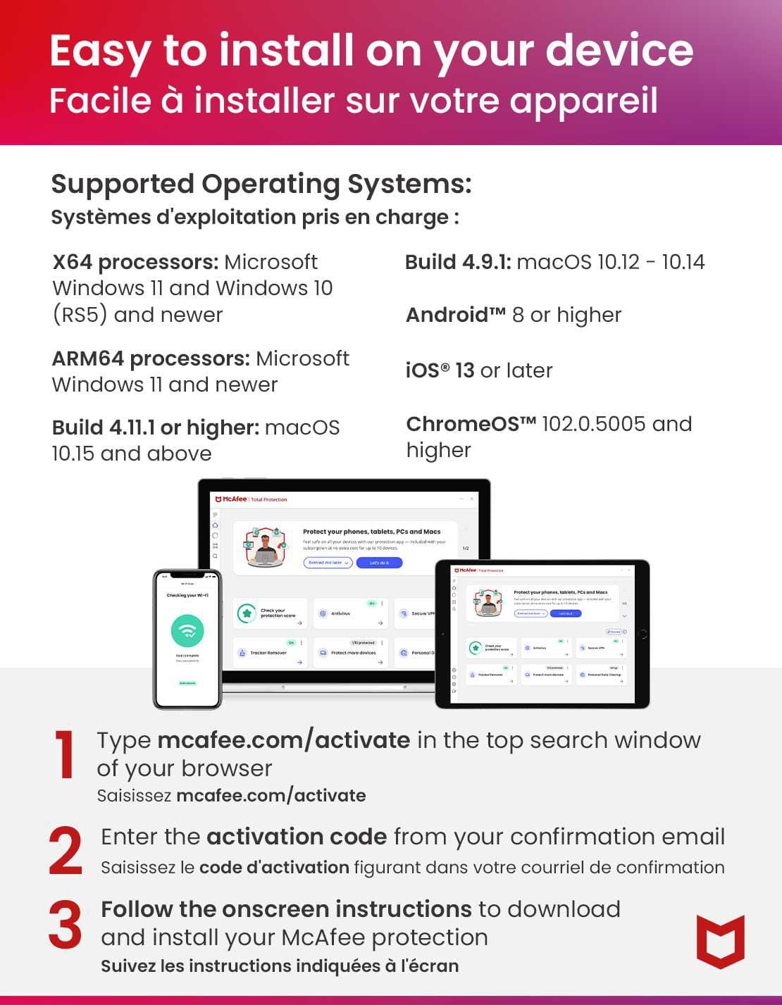 McAfee+ Premium - Individual (Windows/Mac/Android/iOS) - 1 Year Subscription [Digital Code]
