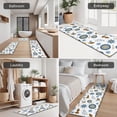thumbnail image 5 of Pioneer Flower Floral Print Pattern Kitchen Rugs Sets Of 3,Kitchen Runner Rugs Non Skid Washable,Decorative Kitchen Floor Mats for Kitchen,Sink,Laundry,17X30 Inch + 17X47 Inch + 17X59 Inch, 5 of 6