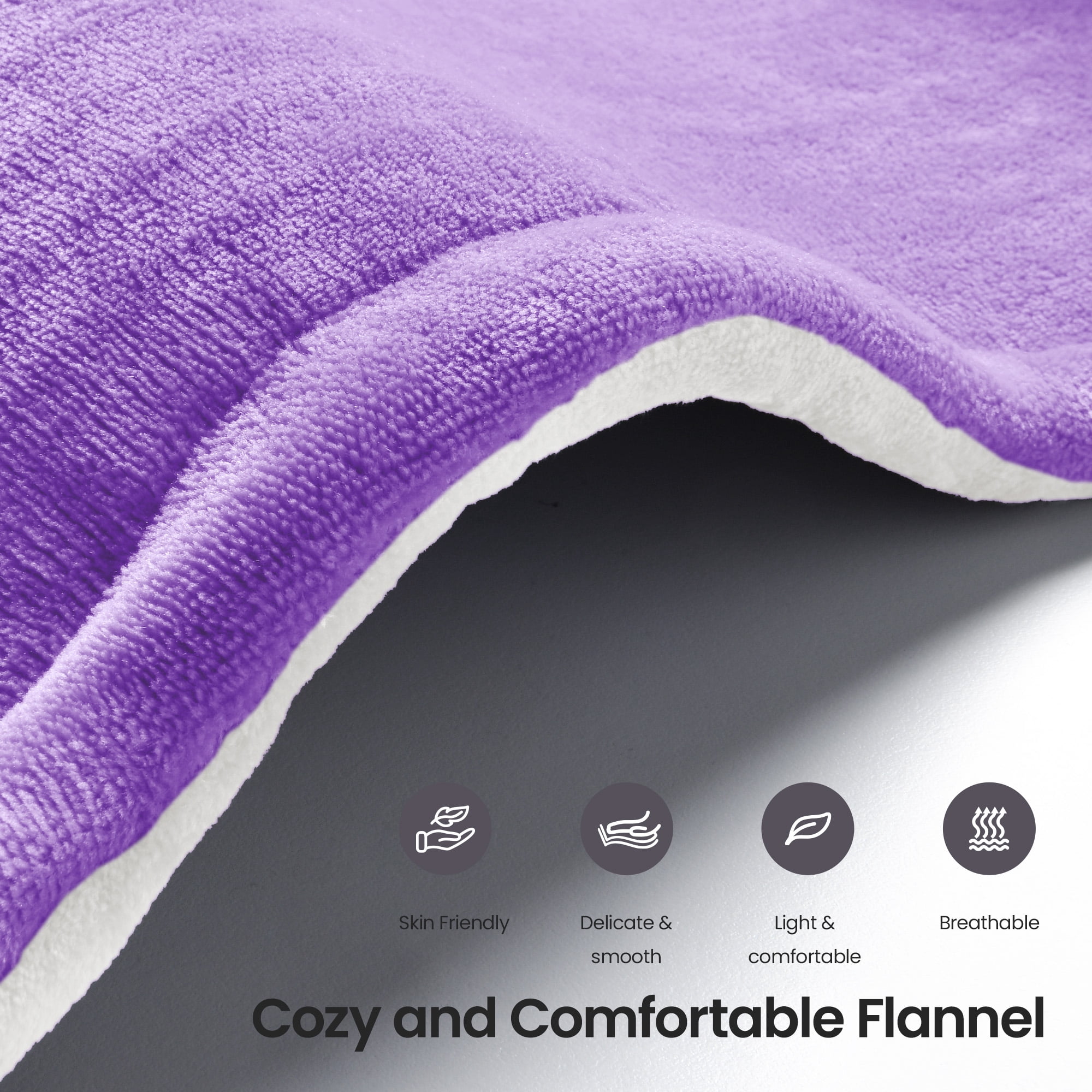 RENPHO Extra Large Heating Pad for Shoulders Neck and Back, 9 Temperature Settings, FSA HSA Eligible, 19"x 24", Mothers Day Gifts for Women Men, Purple