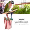 thumbnail image 3 of Colorful Bird Chewing Shredding Foraging Toys With Shredded Paper, Encourage Instinct For Small To Medium Parrots, 3 of 8