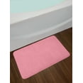 thumbnail image 2 of Eastern Bath Mat, Repetitive Traditional Simple Pattern with Quatrefoil Print, Plush Bathroom Decor Mat with Non Slip Backing, 29.5" X 17.5", Pastel Pink and White, by Ambesonne, 2 of 2